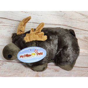 2011 My Pillow Pets Premium Small Moose Teddy Pillow Cuddle Teddy